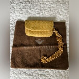 Bottega Veneta Gold Gilt Change Purse